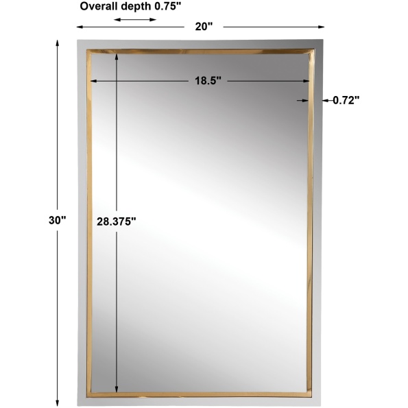 Locke Chrome Vanity Mirror