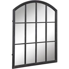 Lyda-Aged Black Arch Mirror