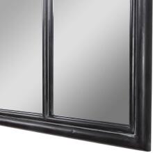 Lyda-Aged Black Arch Mirror