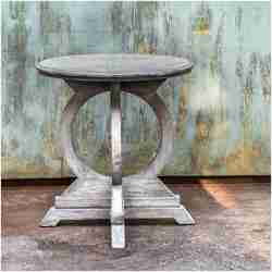 Uttermost Maiva White Side Table