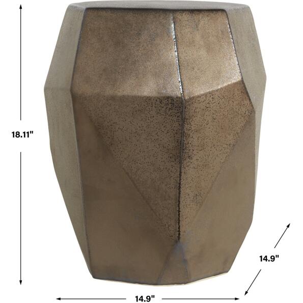 Maquette Bronze Garden Stool