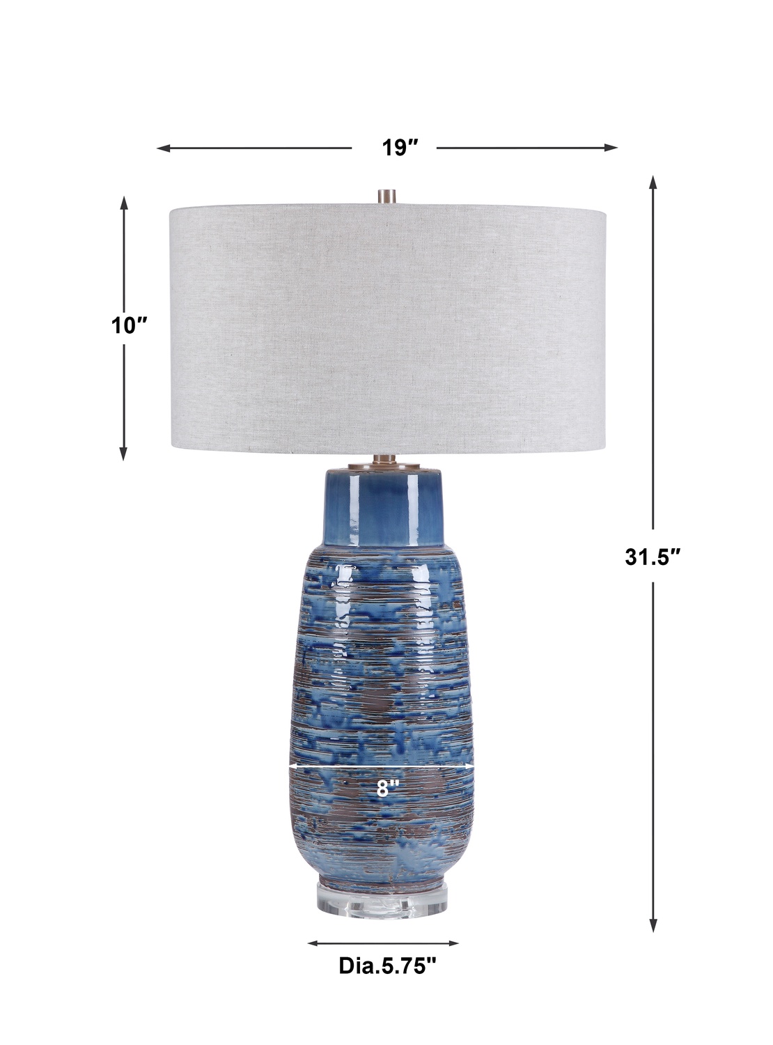 Magellan-Blue Table Lamp