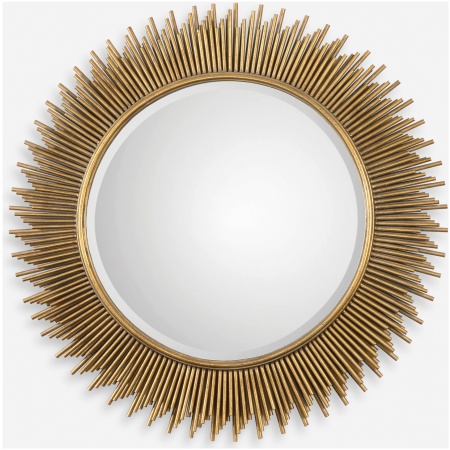 Marlo-Round Gold Mirrors