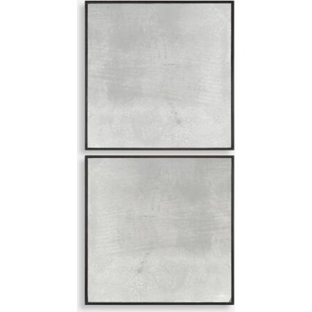 Matty Squares-Antiqued Square Mirrors