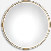 Mackai-Round Gold Mirror