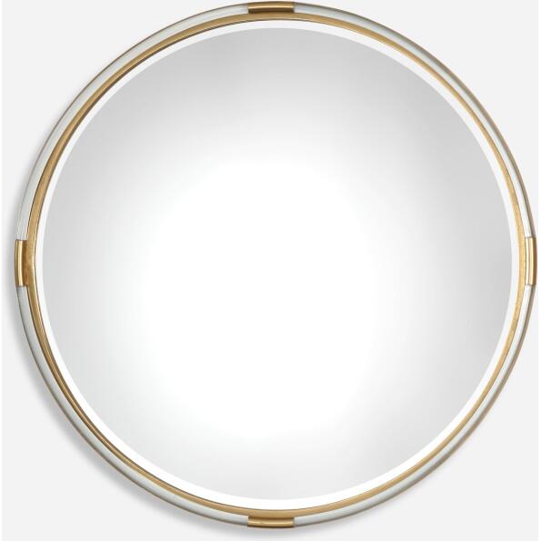Mackai-Round Gold Mirror