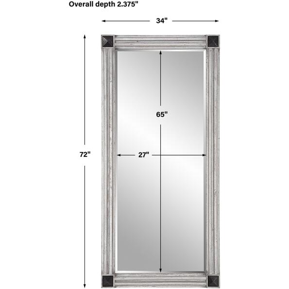 Manor Distressed Oversized Mirror