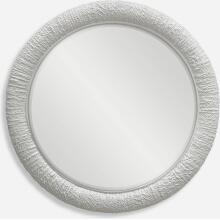 Mariner-White Round Mirror