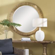 Mariner-Natural Round Mirror