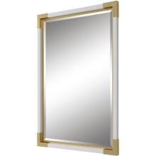 Malik-White & Gold Mirror