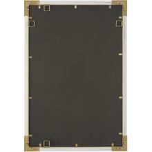 Malik-White & Gold Mirror