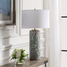 Meltdown-Ivory Teal Table Lamp