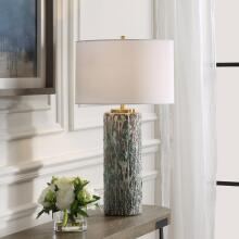Meltdown-Ivory Teal Table Lamp