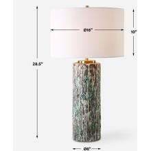 Meltdown-Ivory Teal Table Lamp