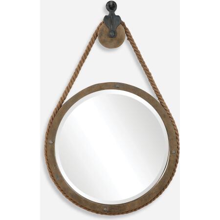 Melton-Round Pulley Mirror