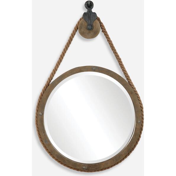 Melton-Round Pulley Mirror