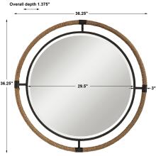 Melville-Coastal Round Mirror
