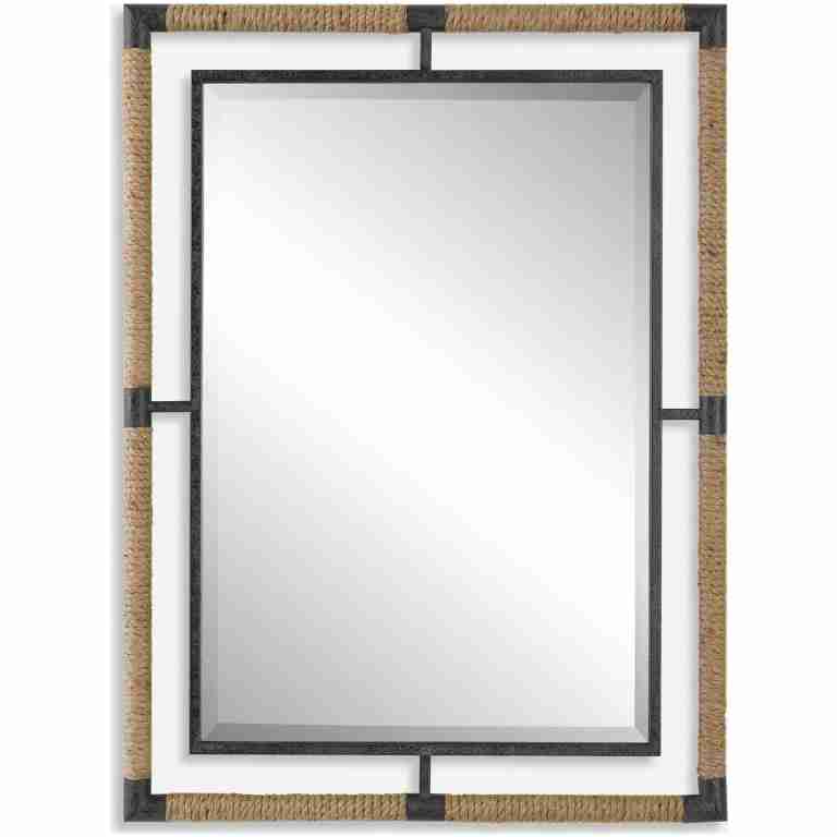 Melville-Iron & Rope Mirror