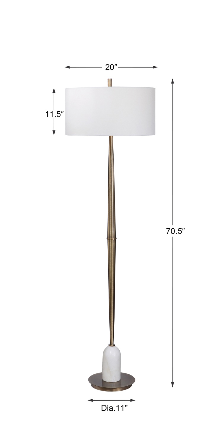 Minette-Minette Mid-Century Floor Lamp