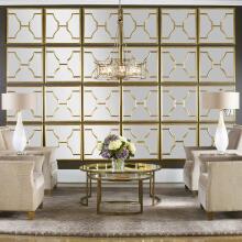 Misa-Gold Square Mirrors S/2