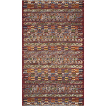 MIKUNE RED Area Rug Farmers Branch
