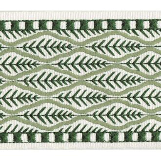 Mimosa Tape/Green - Tape Trim - Frisco