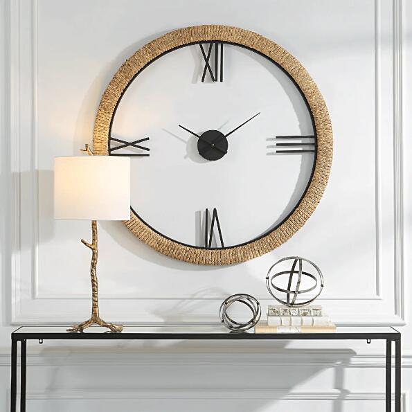 Uttermost Montecito Coastal Modern Wall Clock