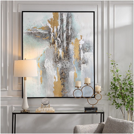 Uttermost Mountain Mist Hand Painted Canvas