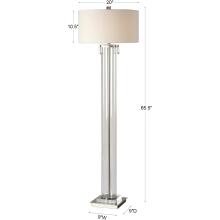 Monette-Tall Cylinder Floor Lamp
