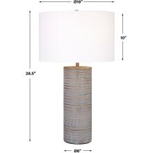 Monolith-Gray Table Lamp