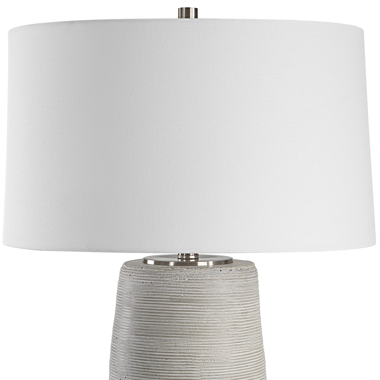 Mountainscape-Gray Ceramic Table Lamp