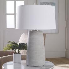 Mountainscape-Gray Ceramic Table Lamp