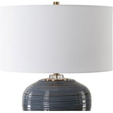 Moher-Glossy Blue Table Lamp