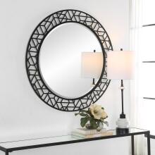 Mosaic-Round Mirror