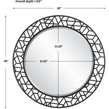 Mosaic-Round Mirror