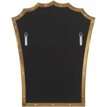 Monarch-Scalloped Arched Vanity Mirror