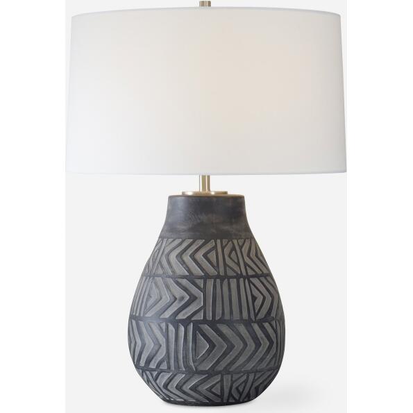 Natchez-Charcoal Table Lamp