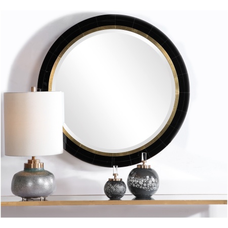 Uttermost Nayla Tiled Round Mirror