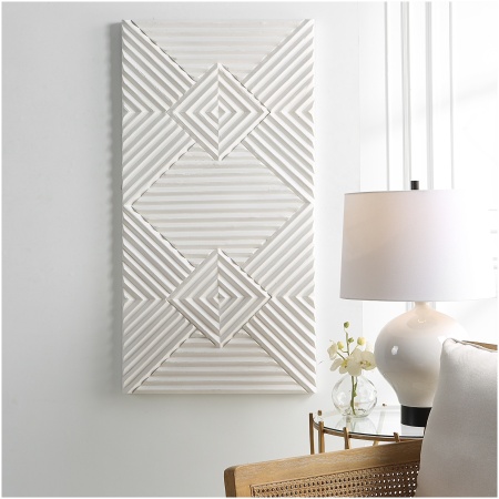 Uttermost Nexus Wood Geometric Wall Decor