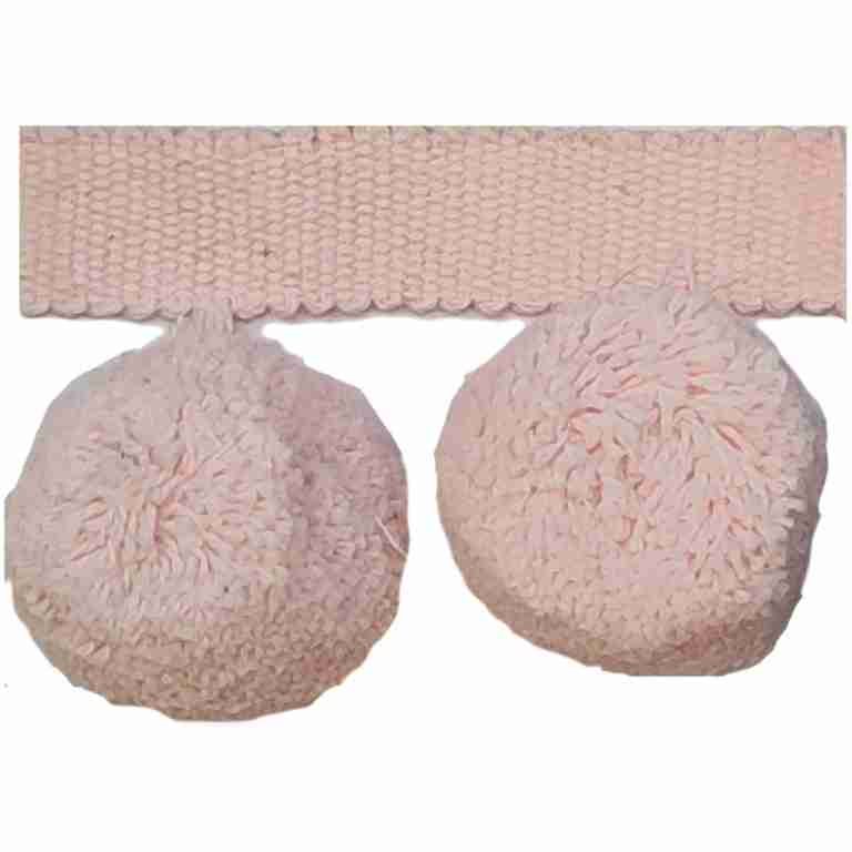 Noa Pompom/Pink - Tassel Trim - Near Me