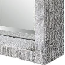 Omega-Oversized Silver Mirror