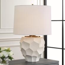 On Edge-Chalk White Table Lamp