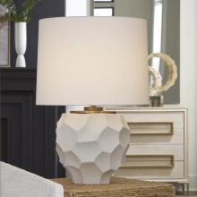 On Edge-Chalk White Table Lamp