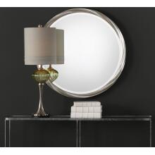 Orion-Silver Round Mirror
