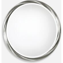 Orion-Silver Round Mirror