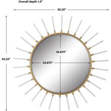 Oracle-Round Starburst Mirror