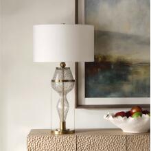 Out Of Time-Seeded Glass Table Lamp