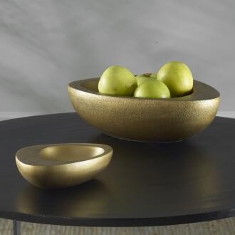 Uttermost Ovate Brass Bowls