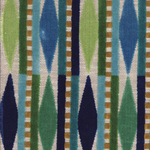 P-Cazz/Turq - Upholstery Only Fabric Suitable For Upholstery And Pillows Only.   - Cypress