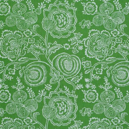 P-Heena/Green - Prints Fabric Suitable For Drapery